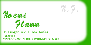 noemi flamm business card